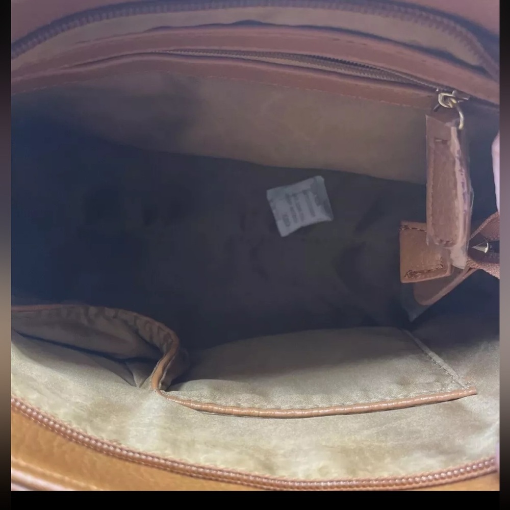 The Danbury Mint Personalized Double Handle Tan Monogram Shoulder Bag Twyla TZ - Picture 8 of 16